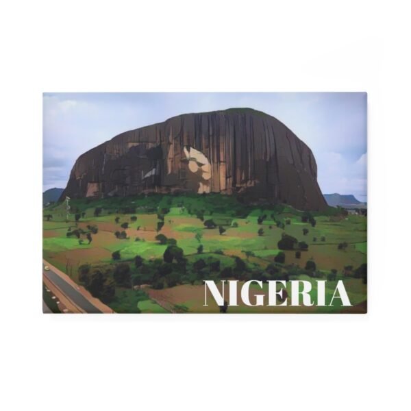 Nigeria – Stylish Rectangle Fridge Magnet - Image 2