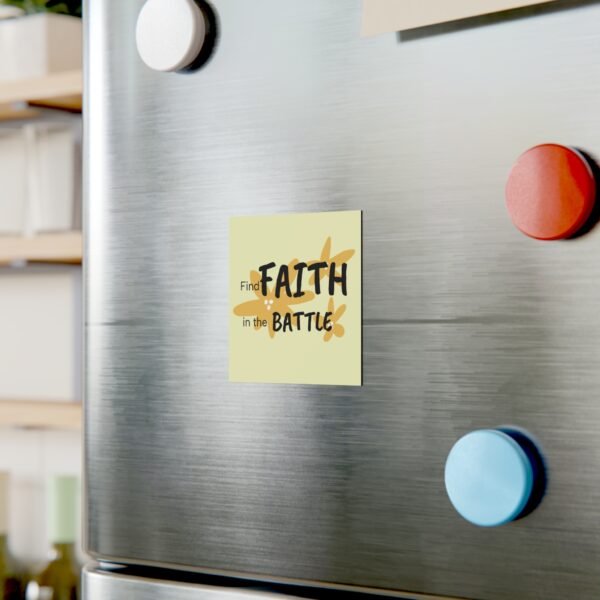 Inspiring Magnet : Find faith in the battle | Orders in USD