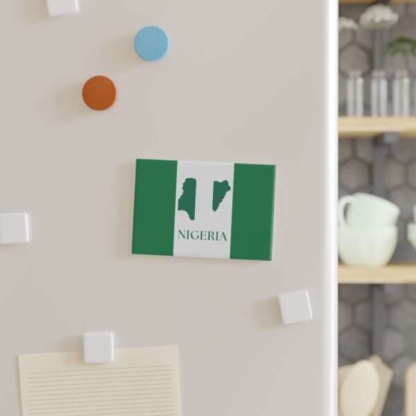 Nigeria Magnet – Stylish Rectangle Fridge Magnet | Orders in USD - Image 4