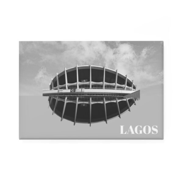 Lagos City Magnet - Stylish Rectangle Fridge Magnet | Orders in USD - Image 2