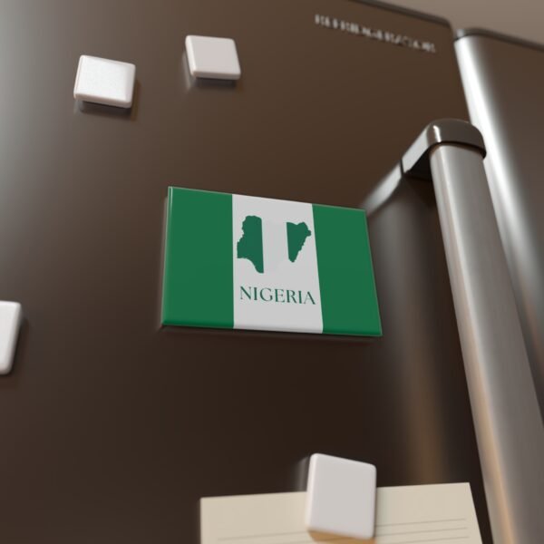 Nigeria Magnet – Stylish Rectangle Fridge Magnet | Orders in USD