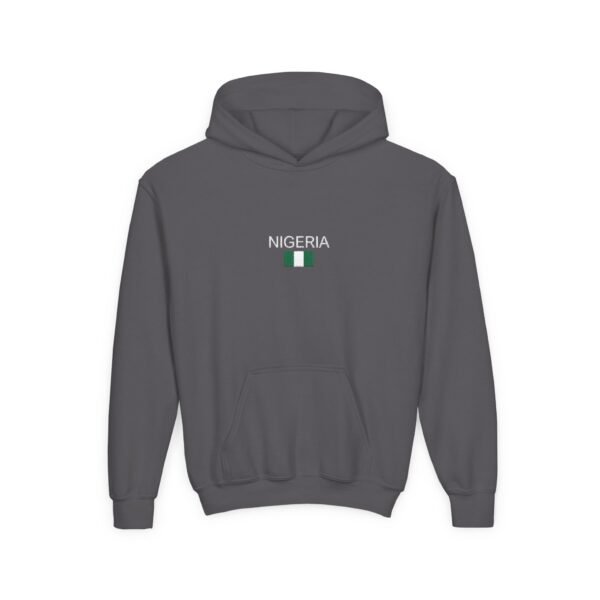 Youth Nigeria Flag Hooded Sweatshirt - Comfortable and Stylish Hoodie for Kids - Image 15