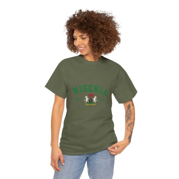 Nigeria Unisex Heavy Cotton Tee - Nostalgic Heritage Shirt, Great Gift for Independence Day, Casual Wear, Travel, Memory Tee | Orders in USD - Image 32