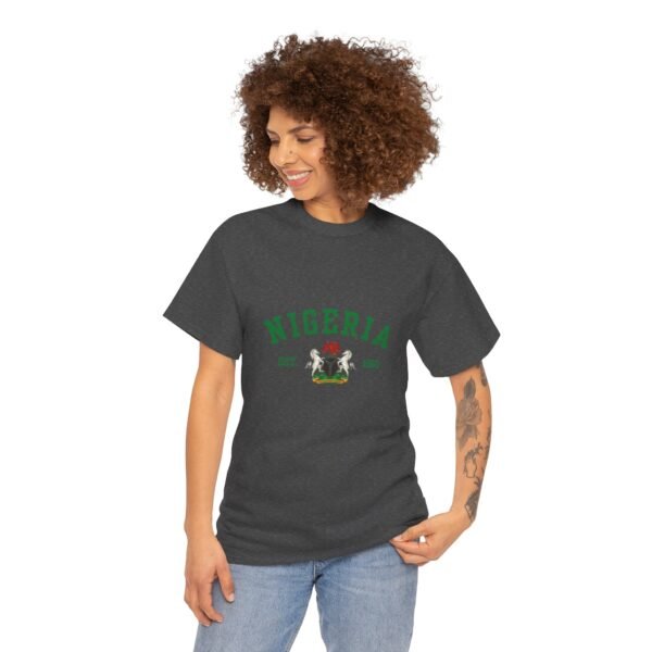 Nigeria Unisex Heavy Cotton Tee - Nostalgic Heritage Shirt, Great Gift for Independence Day, Casual Wear, Travel, Memory Tee | Orders in USD - Image 41
