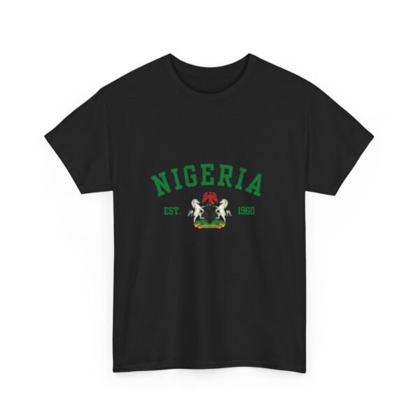 Nigeria Unisex Heavy Cotton Tee - Nostalgic Heritage Shirt, Great Gift for Independence Day, Casual Wear, Travel, Memory Tee | Orders in USD - Image 7