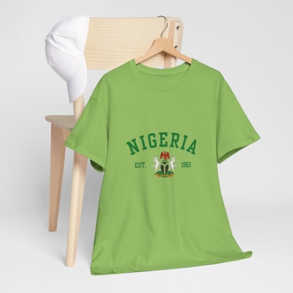 Nigeria Unisex Heavy Cotton Tee - Nostalgic Heritage Shirt, Great Gift for Independence Day, Casual Wear, Travel, Memory Tee | Orders in USD - Image 36