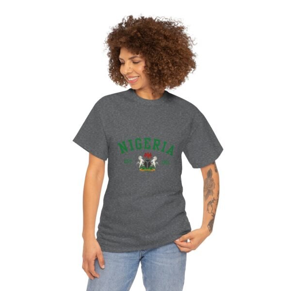 Nigeria Unisex Heavy Cotton Tee - Nostalgic Heritage Shirt, Great Gift for Independence Day, Casual Wear, Travel, Memory Tee | Orders in USD - Image 38