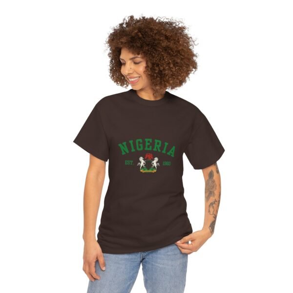 Nigeria Unisex Heavy Cotton Tee - Nostalgic Heritage Shirt, Great Gift for Independence Day, Casual Wear, Travel, Memory Tee | Orders in USD - Image 20