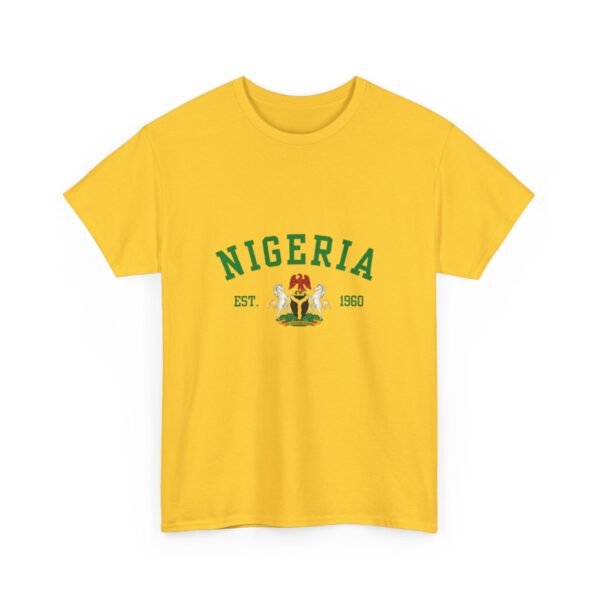 Nigeria Unisex Heavy Cotton Tee - Nostalgic Heritage Shirt, Great Gift for Independence Day, Casual Wear, Travel, Memory Tee | Orders in USD - Image 28