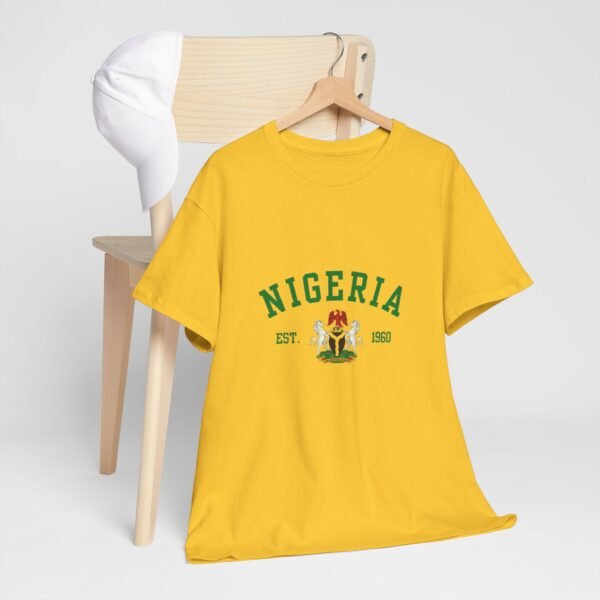 Nigeria Unisex Heavy Cotton Tee - Nostalgic Heritage Shirt, Great Gift for Independence Day, Casual Wear, Travel, Memory Tee | Orders in USD - Image 30