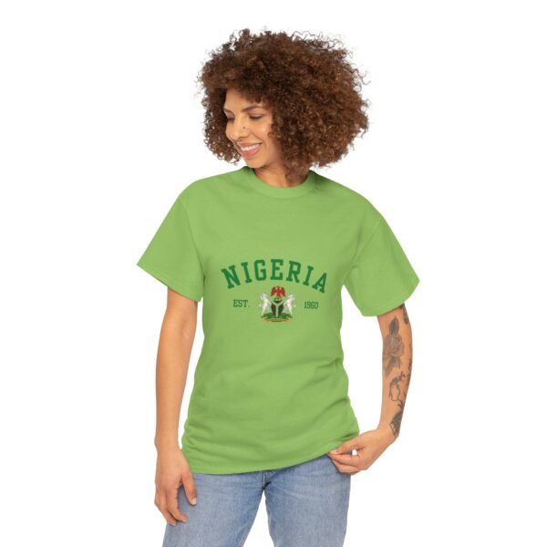 Nigeria Unisex Heavy Cotton Tee - Nostalgic Heritage Shirt, Great Gift for Independence Day, Casual Wear, Travel, Memory Tee | Orders in USD - Image 35