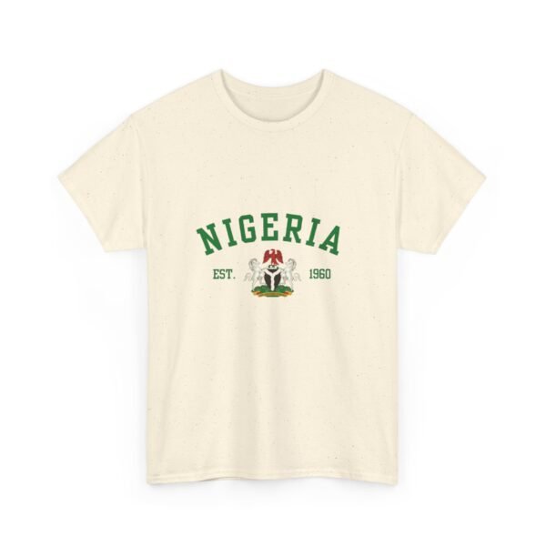 Nigeria Unisex Heavy Cotton Tee - Nostalgic Heritage Shirt, Great Gift for Independence Day, Casual Wear, Travel, Memory Tee | Orders in USD - Image 22