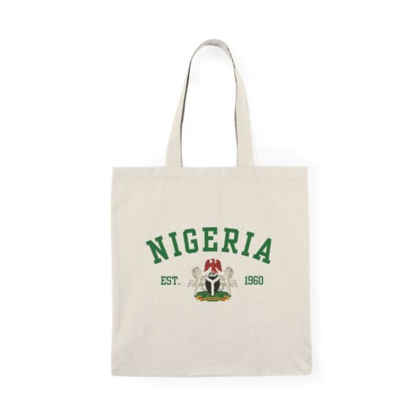 Vintage Nigeria Tote Bag - Eco-Friendly, Travel, Shopping, Gift, Festival Use | Orders in USD