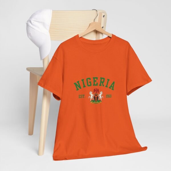 Nigeria Unisex Heavy Cotton Tee - Nostalgic Heritage Shirt, Great Gift for Independence Day, Casual Wear, Travel, Memory Tee | Orders in USD - Image 15