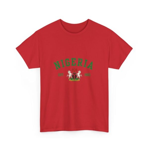 Nigeria Unisex Heavy Cotton Tee - Nostalgic Heritage Shirt, Great Gift for Independence Day, Casual Wear, Travel, Memory Tee | Orders in USD - Image 50