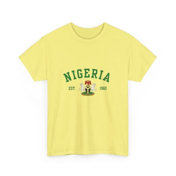 Nigeria Unisex Heavy Cotton Tee - Nostalgic Heritage Shirt, Great Gift for Independence Day, Casual Wear, Travel, Memory Tee | Orders in USD - Image 25