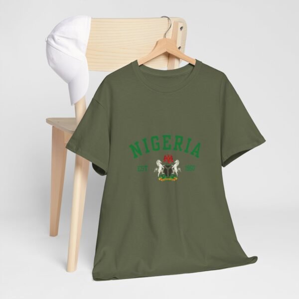 Nigeria Unisex Heavy Cotton Tee - Nostalgic Heritage Shirt, Great Gift for Independence Day, Casual Wear, Travel, Memory Tee | Orders in USD - Image 33