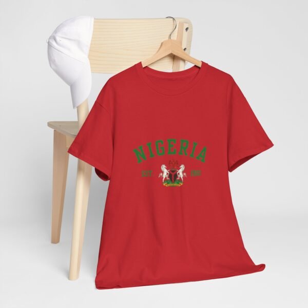 Nigeria Unisex Heavy Cotton Tee - Nostalgic Heritage Shirt, Great Gift for Independence Day, Casual Wear, Travel, Memory Tee | Orders in USD - Image 52