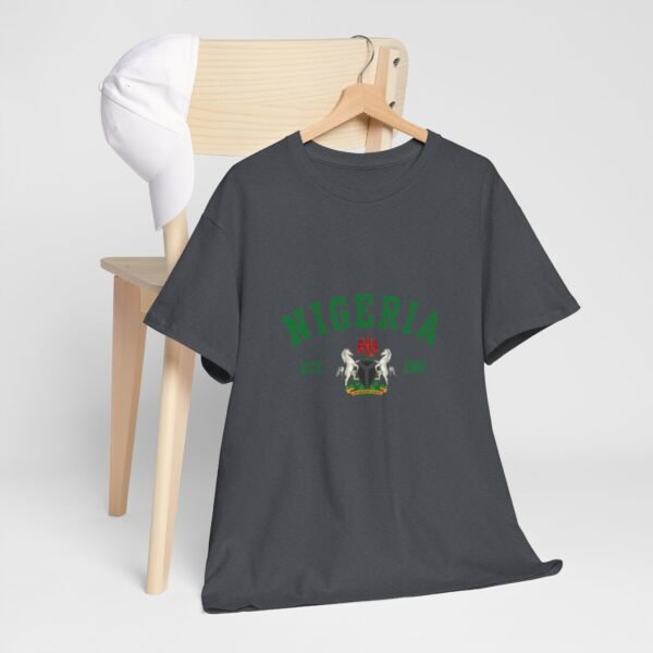 Nigeria Unisex Heavy Cotton Tee - Nostalgic Heritage Shirt, Great Gift for Independence Day, Casual Wear, Travel, Memory Tee | Orders in USD - Image 49