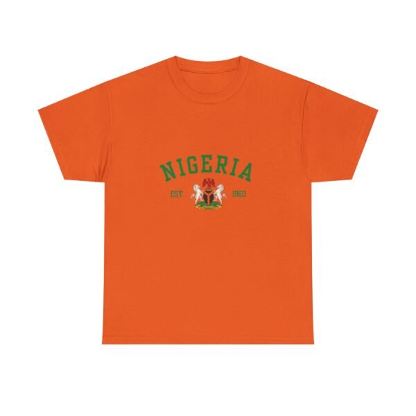 Nigeria Unisex Heavy Cotton Tee - Nostalgic Heritage Shirt, Great Gift for Independence Day, Casual Wear, Travel, Memory Tee | Orders in USD - Image 13