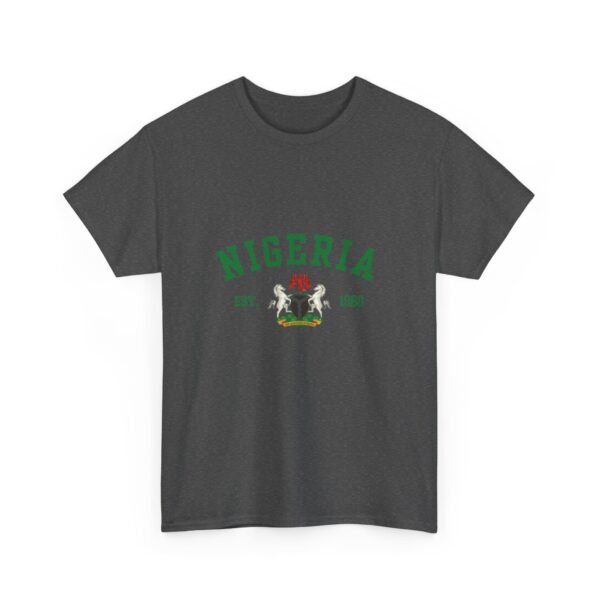 Nigeria Unisex Heavy Cotton Tee - Nostalgic Heritage Shirt, Great Gift for Independence Day, Casual Wear, Travel, Memory Tee | Orders in USD - Image 40