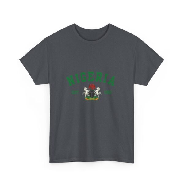 Nigeria Unisex Heavy Cotton Tee - Nostalgic Heritage Shirt, Great Gift for Independence Day, Casual Wear, Travel, Memory Tee | Orders in USD - Image 47