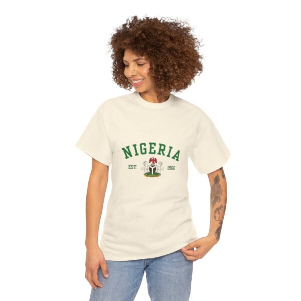 Nigeria Unisex Heavy Cotton Tee - Nostalgic Heritage Shirt, Great Gift for Independence Day, Casual Wear, Travel, Memory Tee | Orders in USD - Image 23