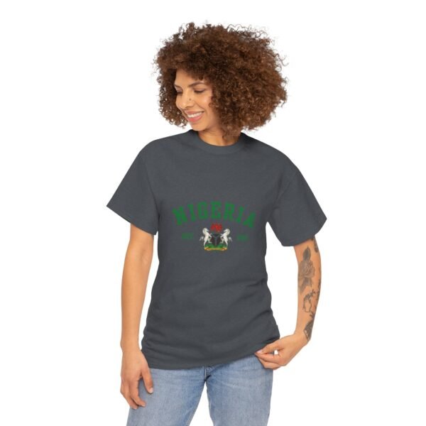 Nigeria Unisex Heavy Cotton Tee - Nostalgic Heritage Shirt, Great Gift for Independence Day, Casual Wear, Travel, Memory Tee | Orders in USD - Image 48