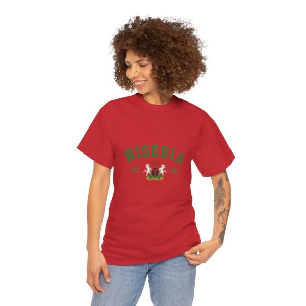 Nigeria Unisex Heavy Cotton Tee - Nostalgic Heritage Shirt, Great Gift for Independence Day, Casual Wear, Travel, Memory Tee | Orders in USD - Image 51