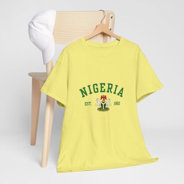 Nigeria Unisex Heavy Cotton Tee - Nostalgic Heritage Shirt, Great Gift for Independence Day, Casual Wear, Travel, Memory Tee | Orders in USD - Image 27